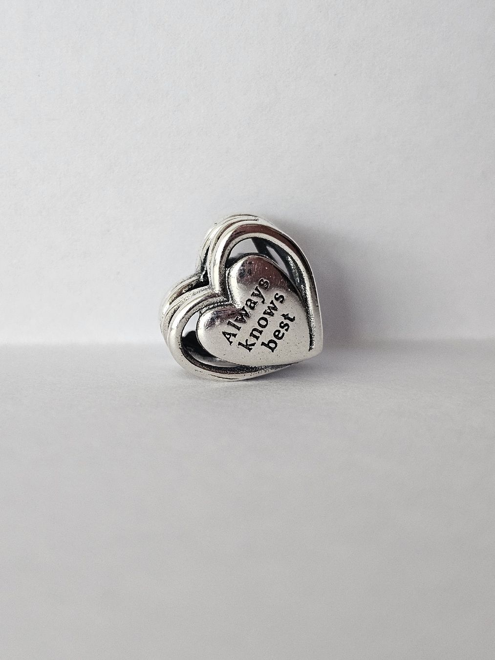 Pandora Ciondoli: Pandora MOM Herz Charm, Silber 925, Opal – Usato da Bubendorf venduto da SecretCollectors 1