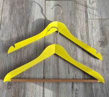 10STK farbige HOLZKLEIDERBÜGEL *SPEZIALANFERTIGUNG*