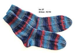 Socken handgestrickt   Gr.42/43   Nr.07