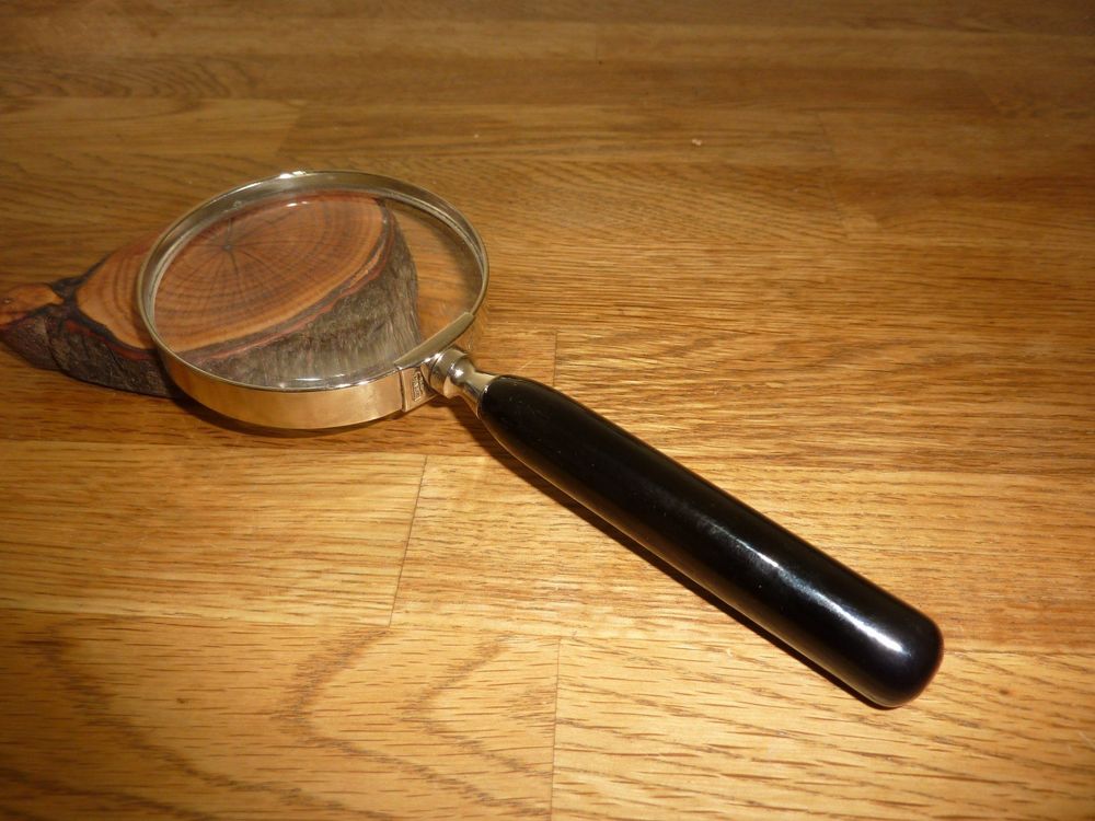 Antike Vintage Messing Vergrößerungsglas Nautische Lupe Sammlerstück 365965008749