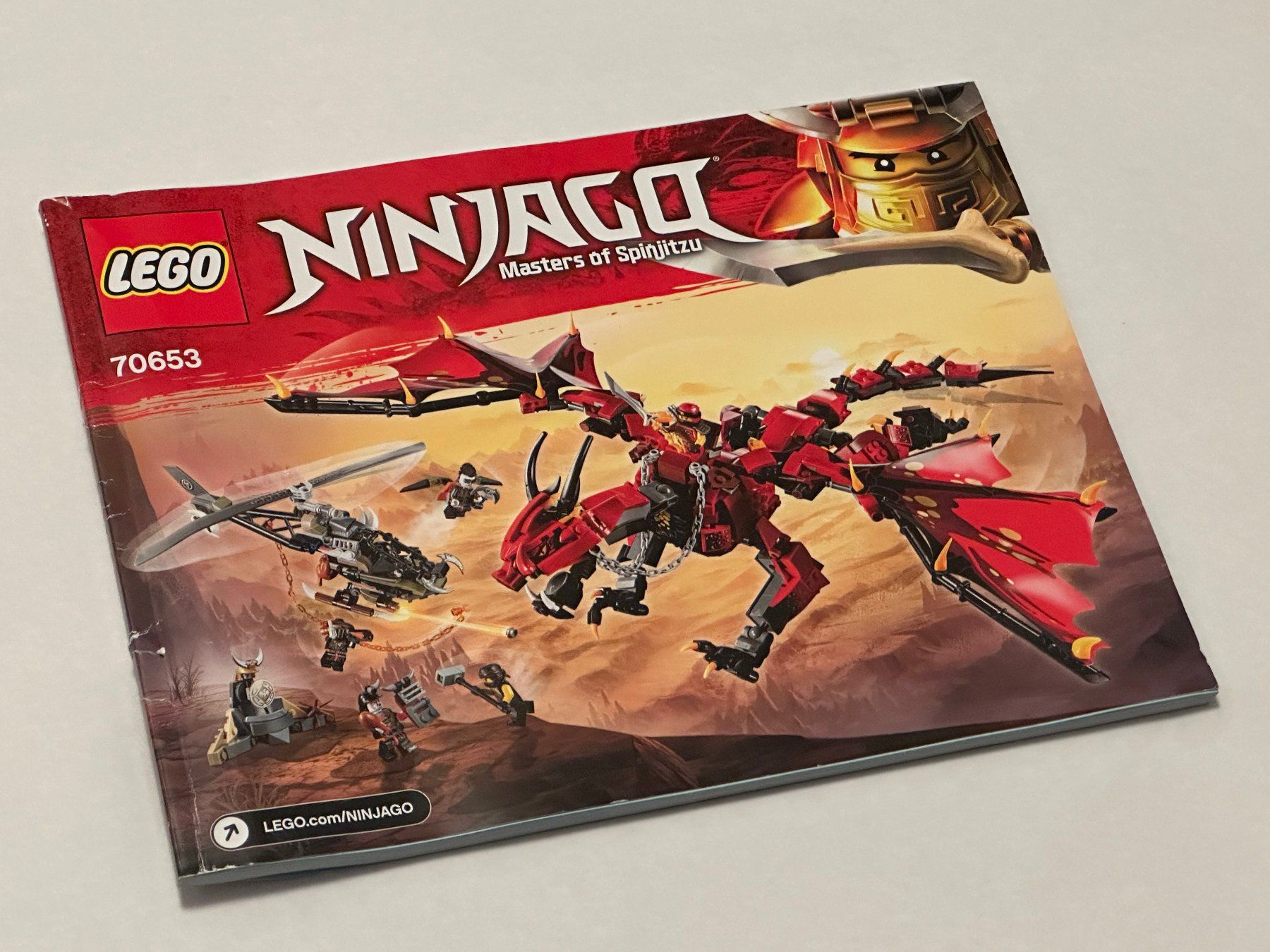 Lego Kit di costruzioni: LEGO Ninjago Firstbourne Drache 70653 + Helikopter Bundle – Usato da Meierskappel venduto da mar_cw5 8