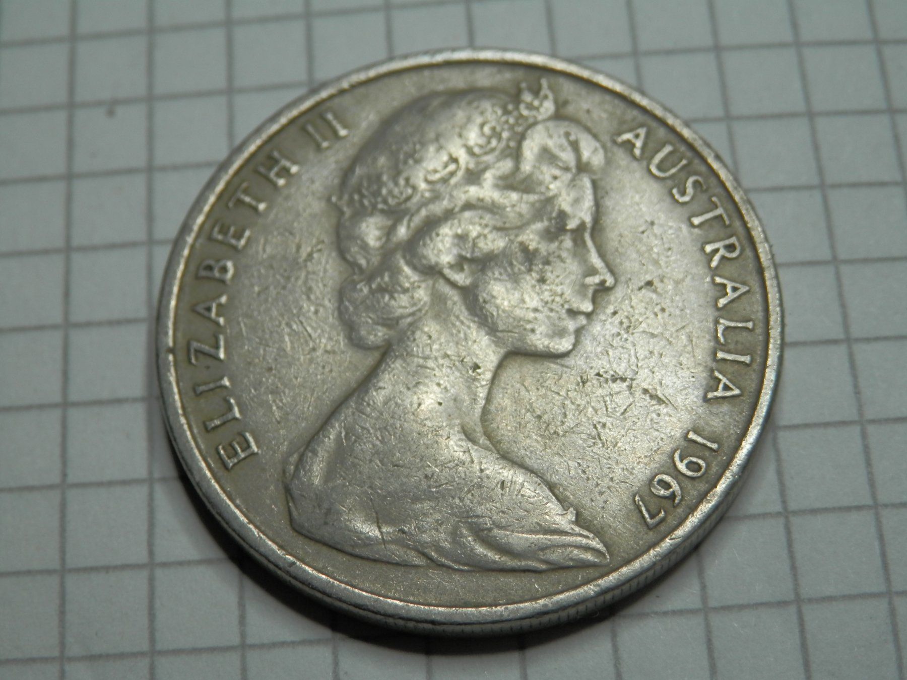 Tutti le monete: Australien 20 Cent, 1967 – Usato da Weiach venduto da weiach81