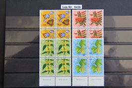 PJ 1975 Serie Viererblöcke ET gestempelt mit Taps   Los 5439