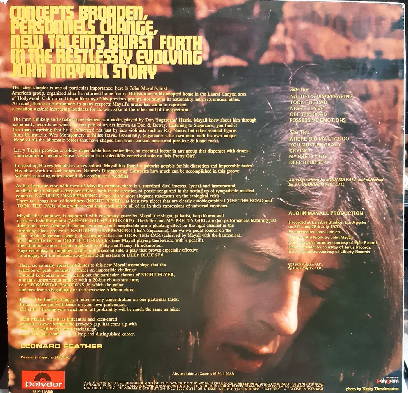 Dischi in vinile: JOHN MAYALL: USA Union POLYDOR: MPI -1-9358 – Usato da Frick venduto da kyb_yq8h 1