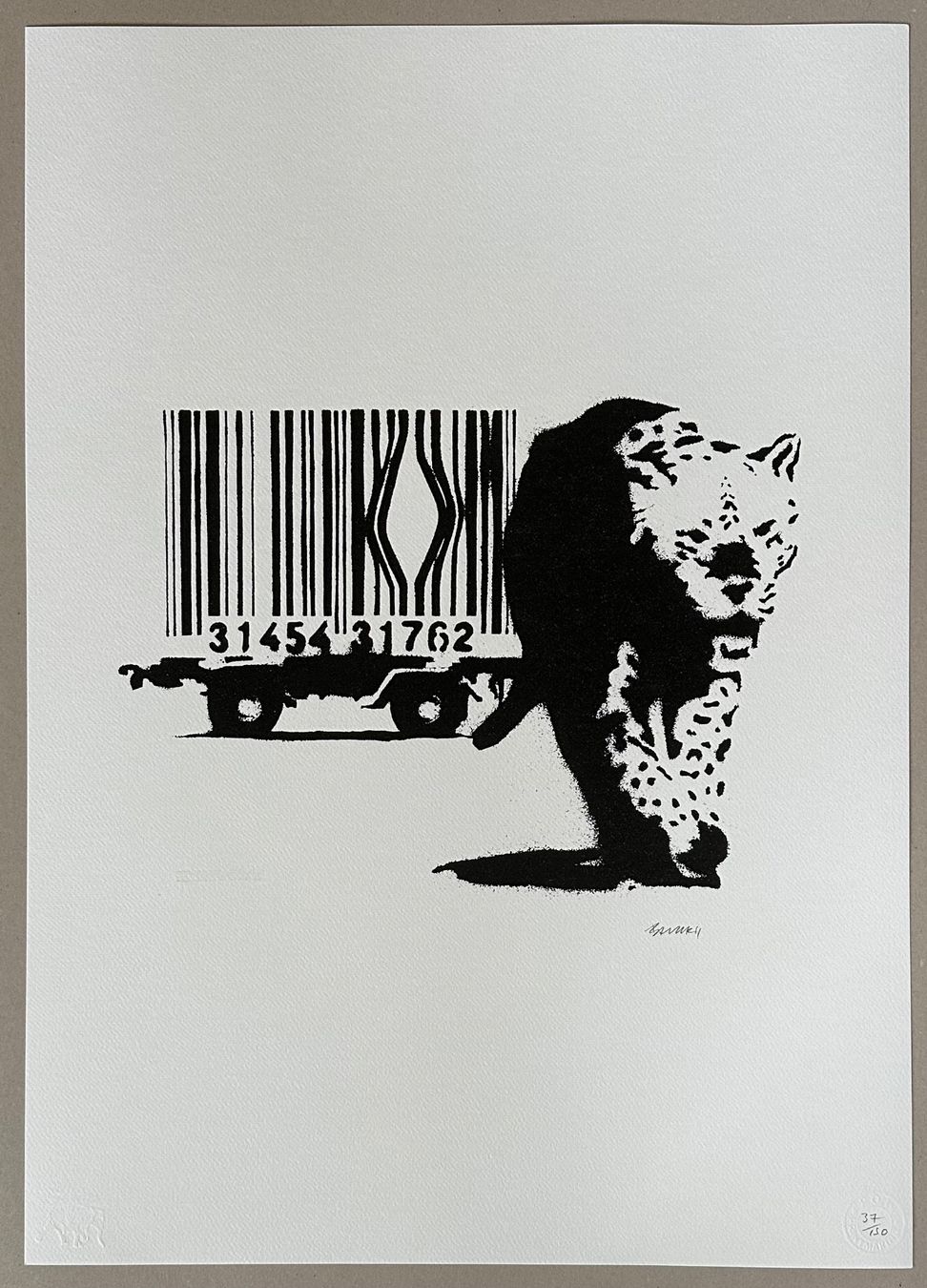 Foto & Immagini: Banksy: Barcode XL-Version 37/150 – Nuovo (secondo la descrizione) da Meilen venduto da Smgdesign