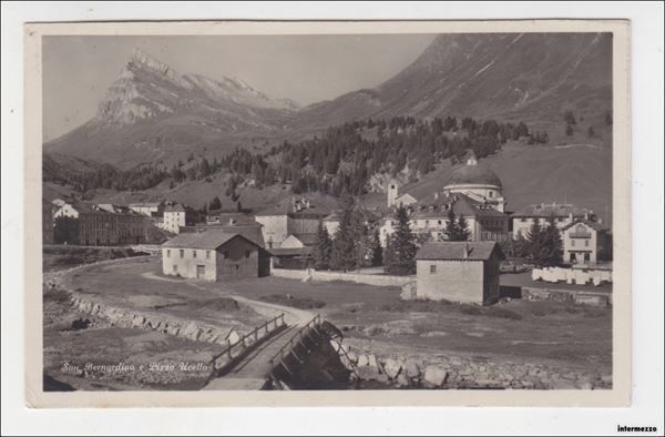Ansichtskarten: San Bernardino e Pizzo Ucello // 1932 – Antik aus Basel von intermezzo12