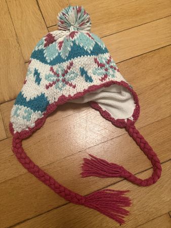 Wintermütze Grösse 6-8Y, Kopfumfang 54 cm.