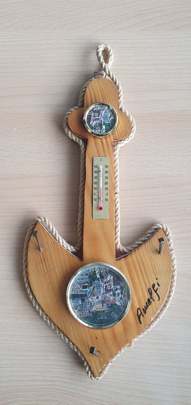 Tutte le decorazioni: Décoration porte-clés à suspendre avec thermomètre – Usato da Moutier venduto da mai_pq7w