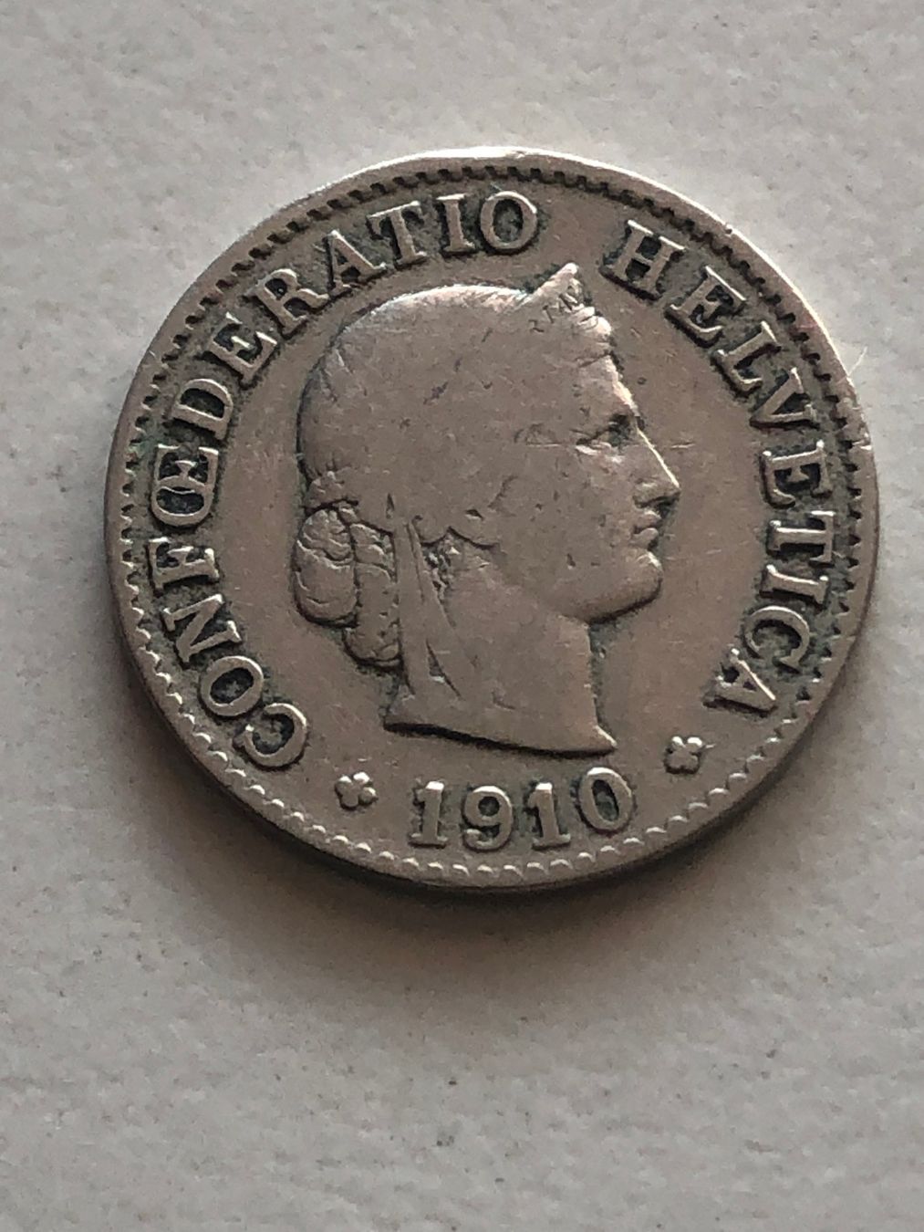 Tutti le monete: 5 Rp. 1910 – Usato da Schötz venduto da Odpa