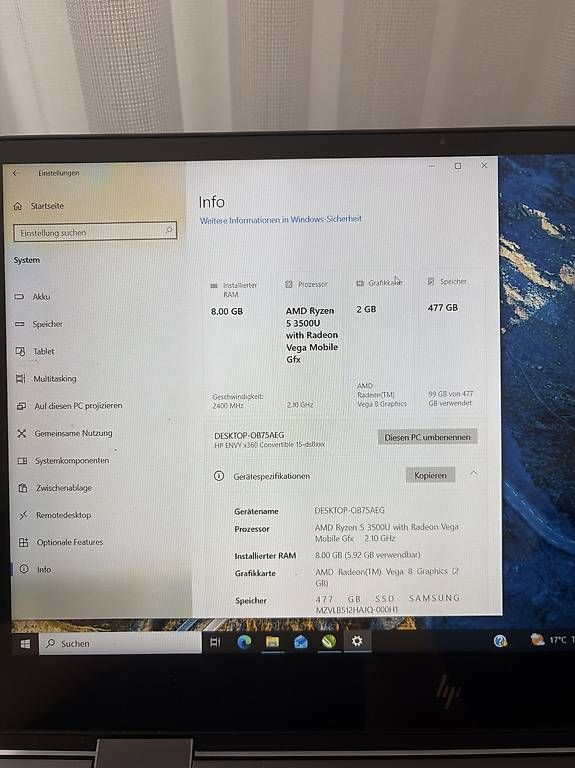 Notebook: HP Envy x360 15.6 Touchscreen  – Usato da Jona venduto da mus_m8s7 4