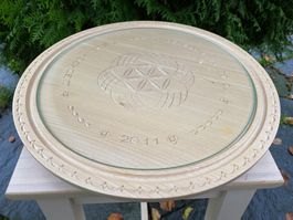 schöner Appenzeller Käseteller / Drehteller von Josef Dähler