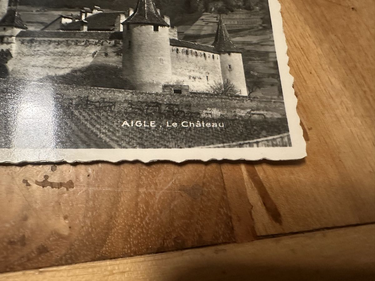 Cartoline postali: AK mit Schloss Aigle. – Usato da Frauenfeld venduto da aluma14 2