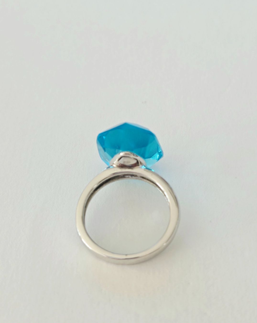 Anelli: Silberring 925 mit Topas, transluzent & eisblau - Neu – Nuovo e nell'imballaggio originale da Uetikon am See venduto da Coralreef 7