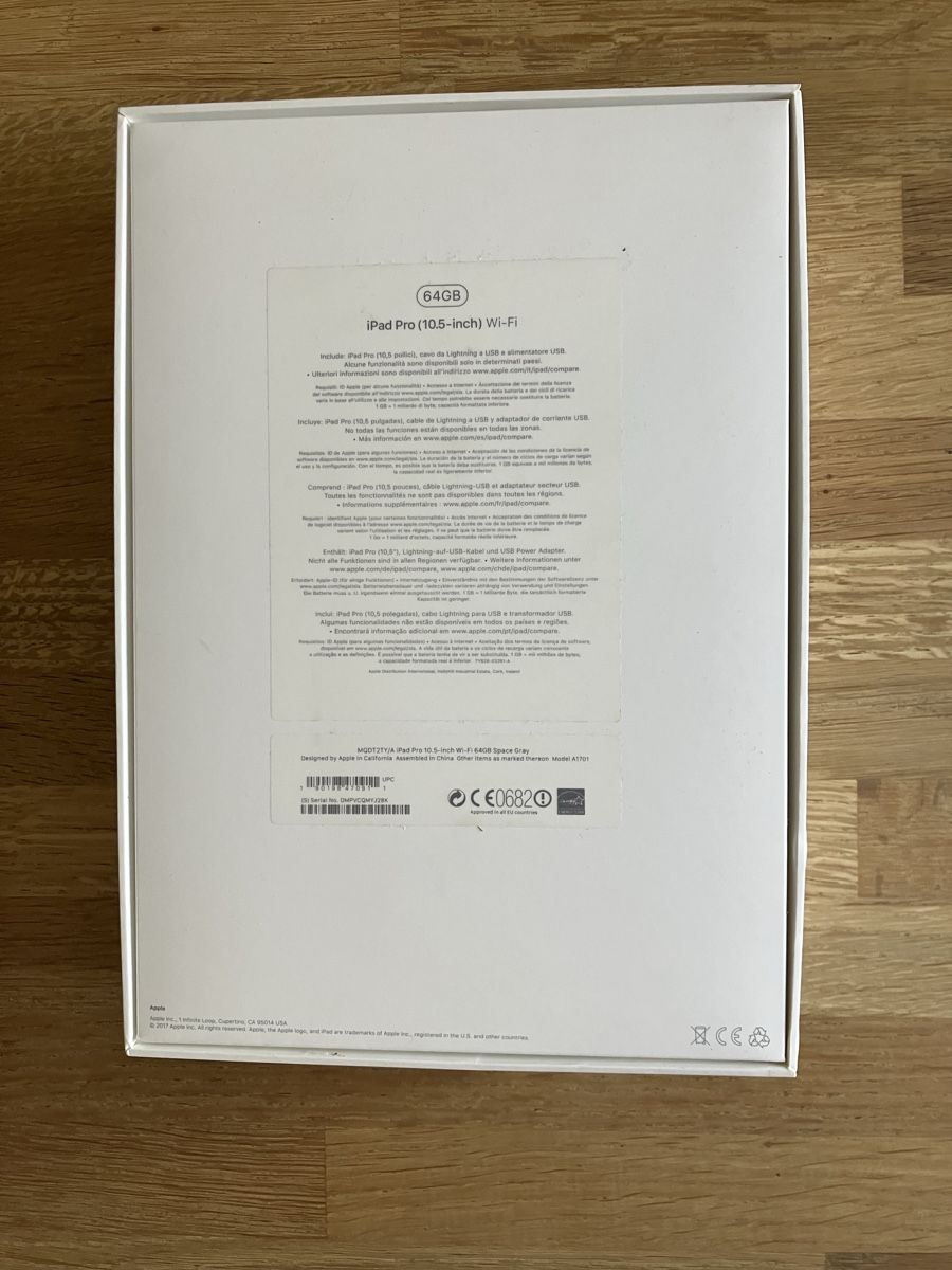 Casse di trasporto: Apple iPad Pro Verpackung – Usato da Basel venduto da dacaccia 4