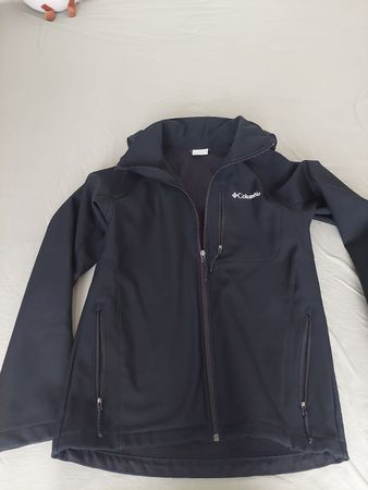 Columbia Softshell Jacke schwarz Grösse M mit Kapuze