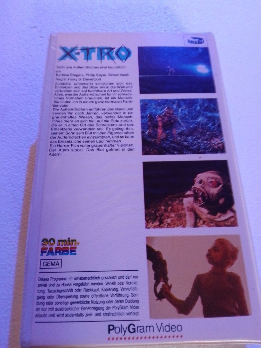 Tutti i VHS: X-TRO Nicht alle Außerirdischen sind freundlich! VHS – Usato da Remetschwil venduto da Privatflohmi 4