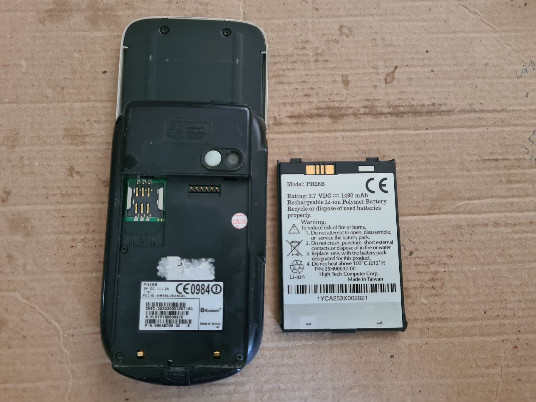 Qtek Telefoni cellulari / Smartphones: Windows Smartphone ungetestet: Qtek Pocket PC Modell PH20B – Difettoso da Winterthur venduto da Opusco 2