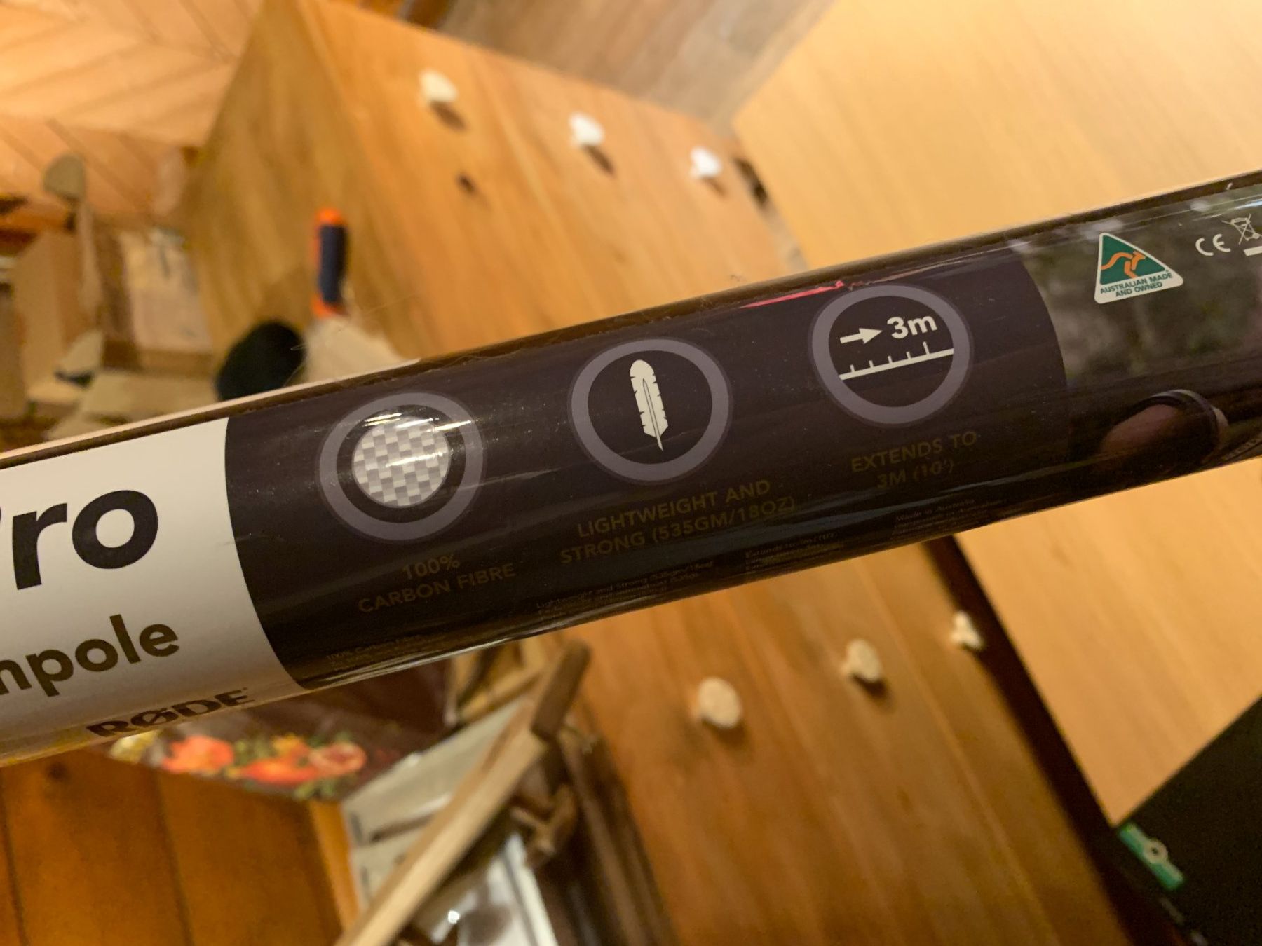 Røde Mikrofone: Rode Boompole Pro, Carbon, 5-teilig, 3m – Gebraucht aus Zürich von lor_s6l8 1