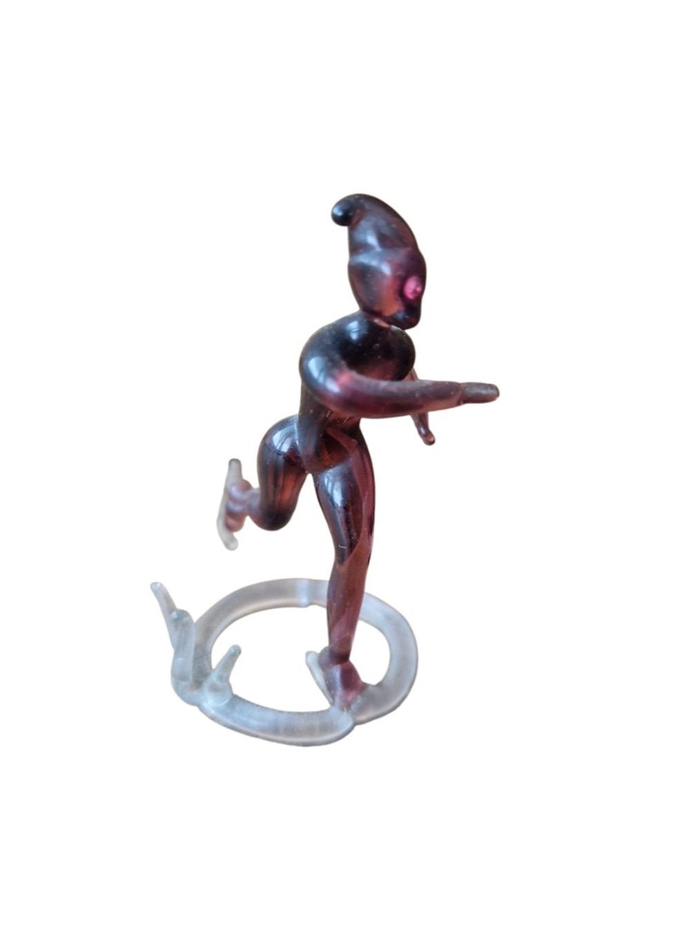 Statuette: Figur Glas Schlittschuhläufer – Usato da Mörschwil venduto da wunderkiste44 2