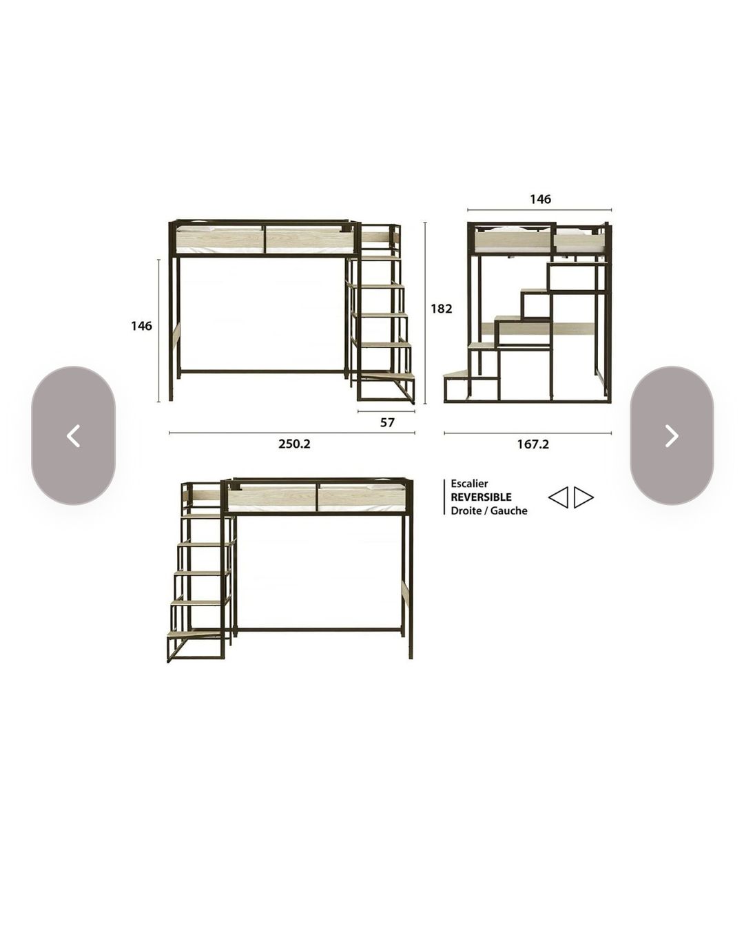 Letti: lit mezzanine – Usato da Carouge GE venduto da val_p99g 2