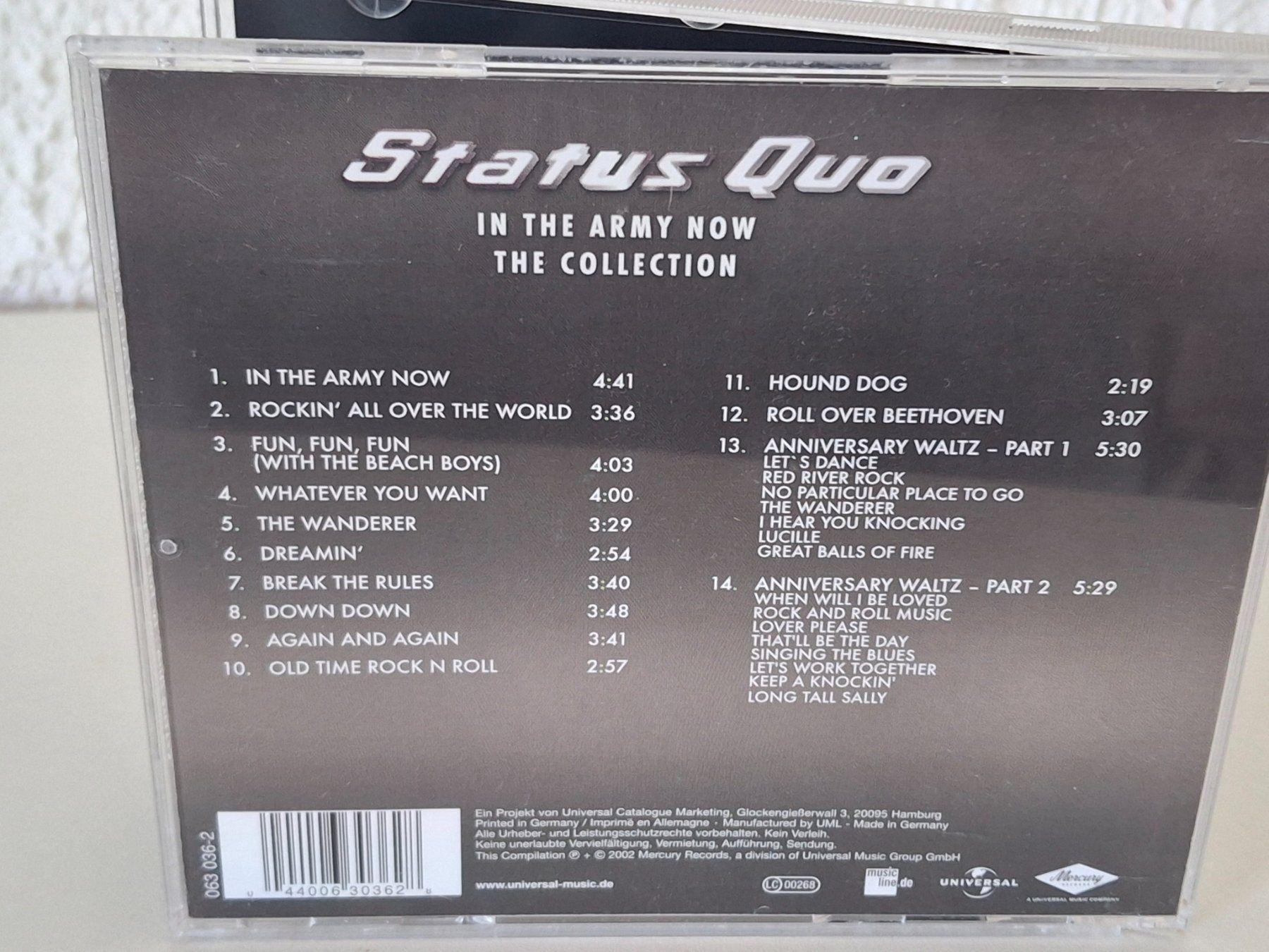 CD: CD Status Quo - In The Army Now The Collection – Usato da Aarberg venduto da Jackup1 1