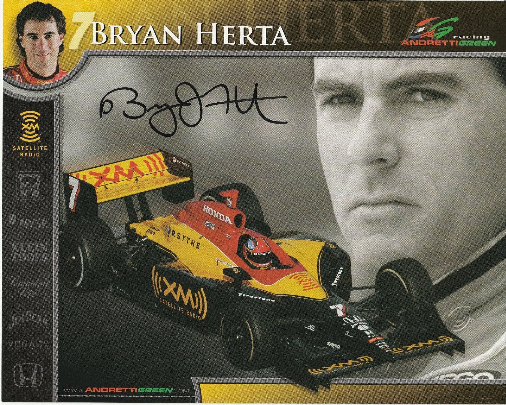 Autografi: Bryan Herta / Originalautogramm – Usato da Schwyz venduto da racingautographs