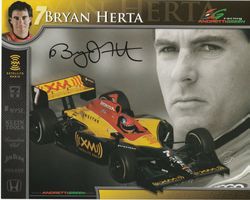 Bryan Herta / Originalautogramm