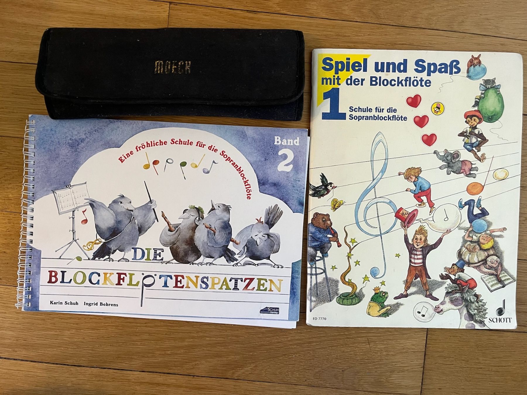 Strumenti musicali: Moeck Blockflöte und 2 Bücher – Usato da Bern venduto da Shera10
