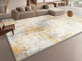 Velvet 850g/sqm Machine Washable Carpet Minimalist Design