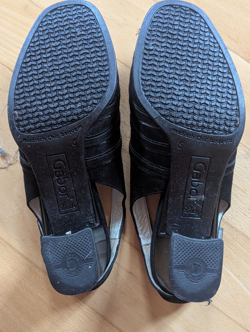 Gabor Scarpe da donna: Damenschuhe Gabor, col.schwarz, Leder – Usato da Unterengstringen venduto da Olifant4 5