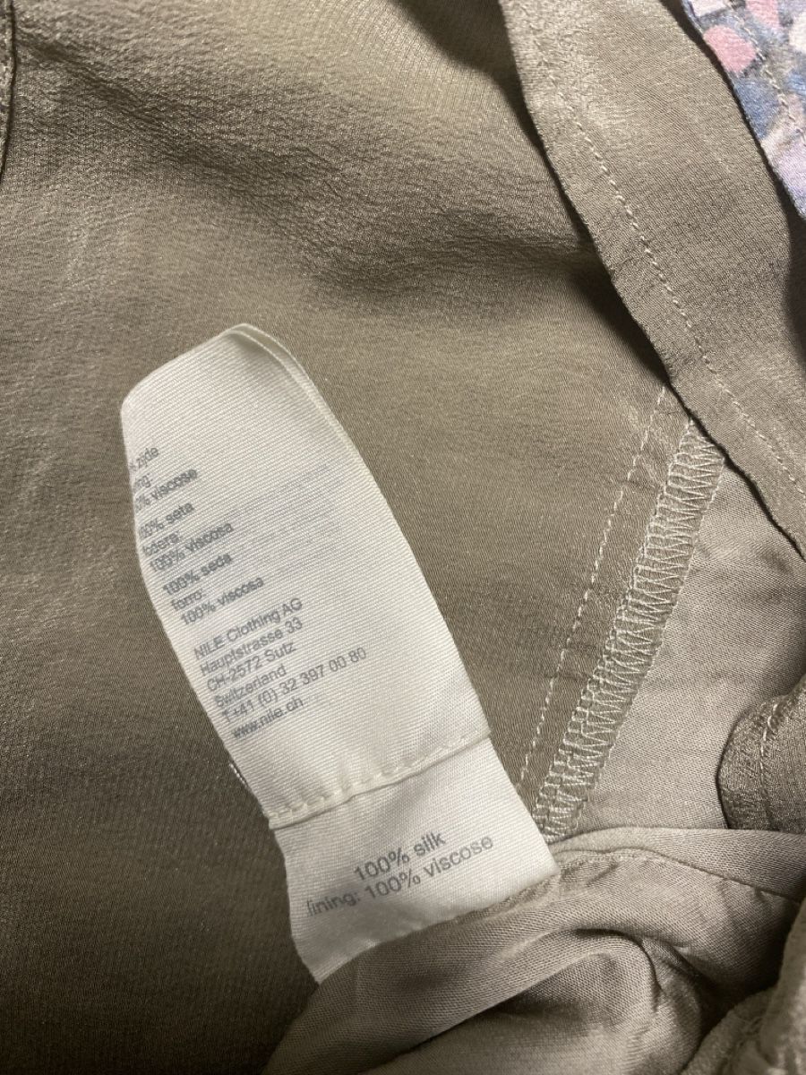 Vestiti: NILE Seidenkleid, Grösse  L    100% Seide – Usato da Biel-Benken BL venduto da PANORMUS 3