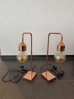 Micasa Kupfer Lampe Tischlampe 2er Set, neuwertig