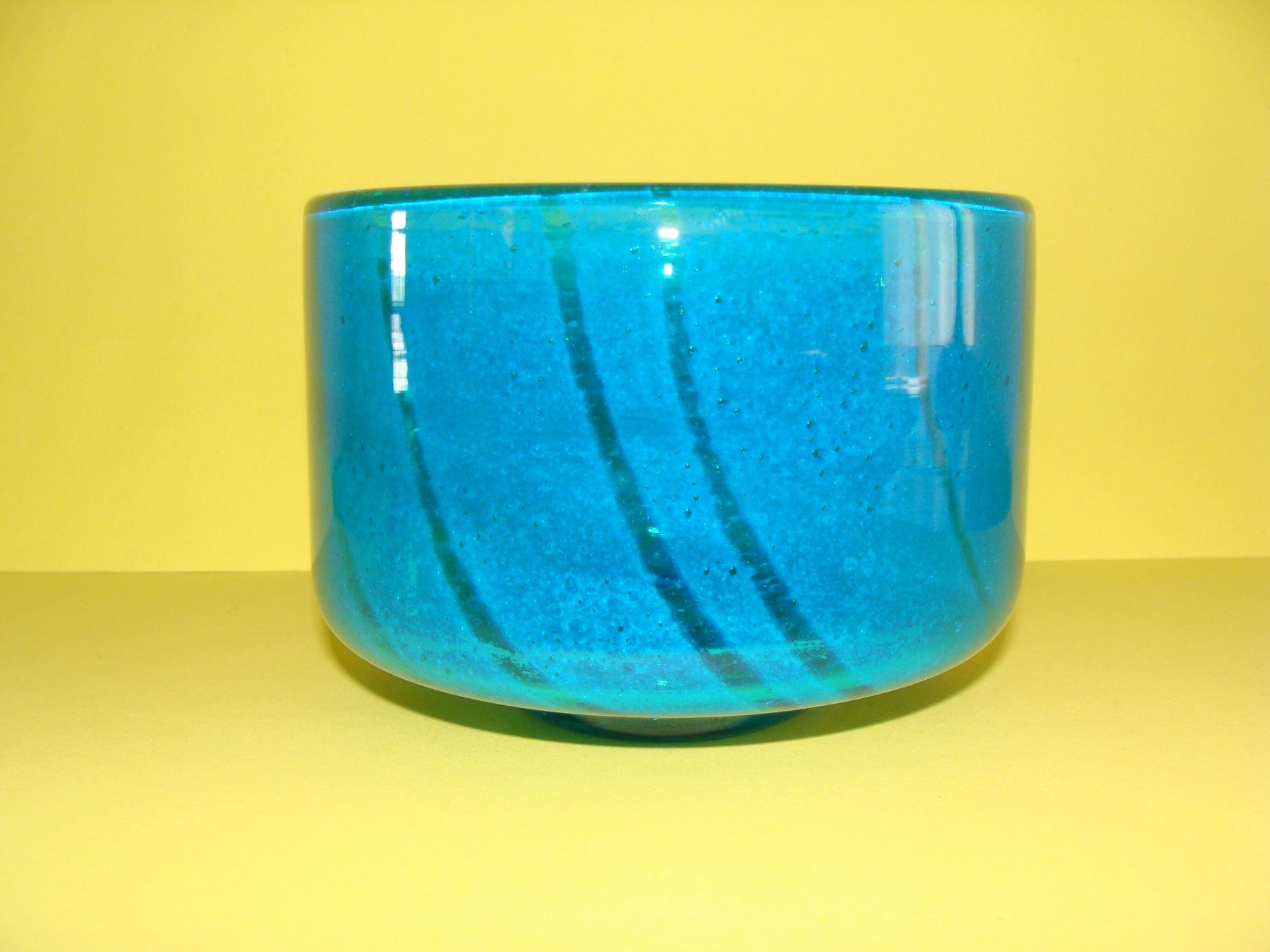 Gläser: MDINA GLASSCHALE um 1970 – Gebraucht aus Bern von zilicchio