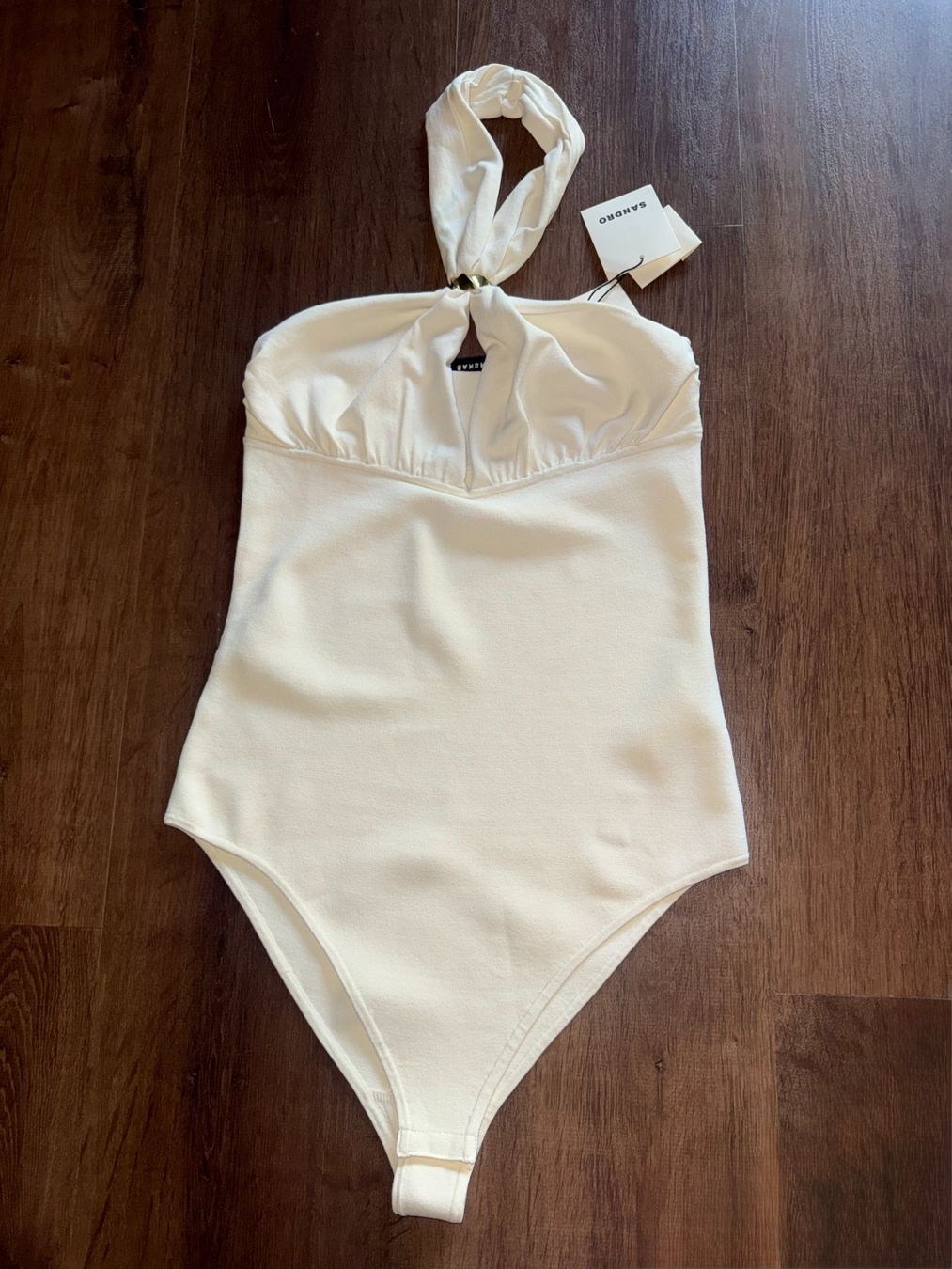 Sandro Top: New £219 Sandro bodysuit - 3 – Nuovo e nell'imballaggio originale da St-Sulpice VD venduto da juhdu 1