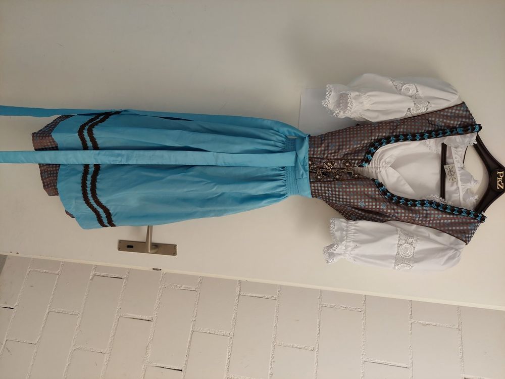 Dirndl Set Damen Komplett - Elegantes Trachtenoutfit Knielang Für Oktoberfest & Cosplay