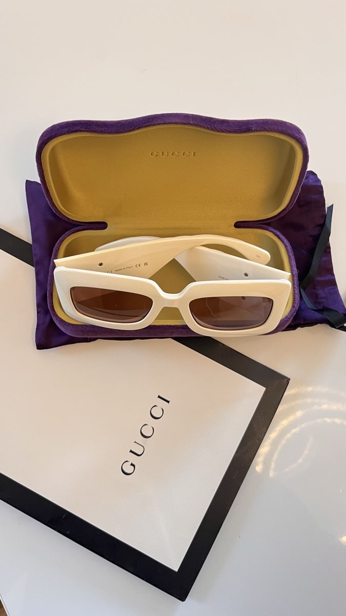 Gucci Brillen & Gläser: ORIGINAL GUCCI SUNGLASSES - IVORY BROWN – Neu (gemäss Beschreibung) aus Glattpark(Opfikon) von Sbitizi 8