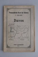 Top. Karte der Schweiz, Davos 1910, 1 : 100'000