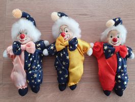 Porzellan Clown Set