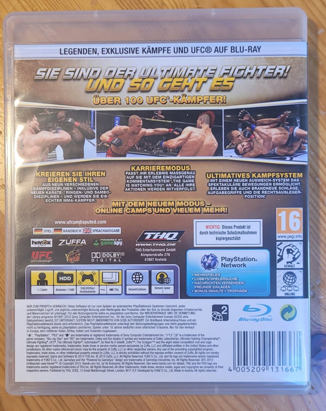 Spiele: UFC Undisputed 2010 für PS3 – Gebraucht aus Schwerzenbach von Jdagi 1