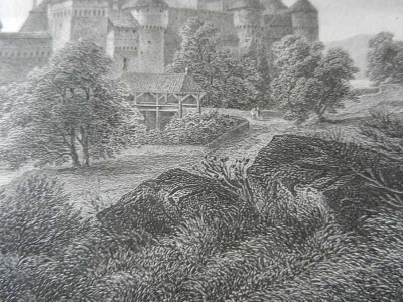 Stiche: Schloss Chillon château – Gebraucht aus Risch von Rischli15 8