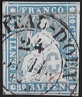 23C CHÂTEAU-D'OEX Vollstempel sauber selten top ab 1.-