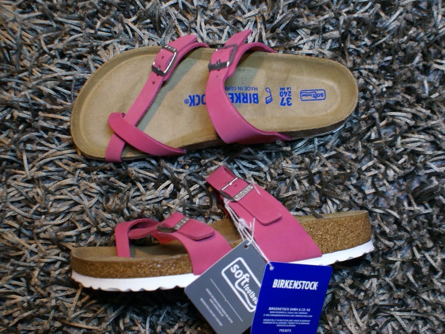 Birkenstock Damenschuhe: Birkenstock, Mayari, Gr. 37, Leder, Softbed, NEU – Neu und originalverpackt aus Wattwil von glueck 2