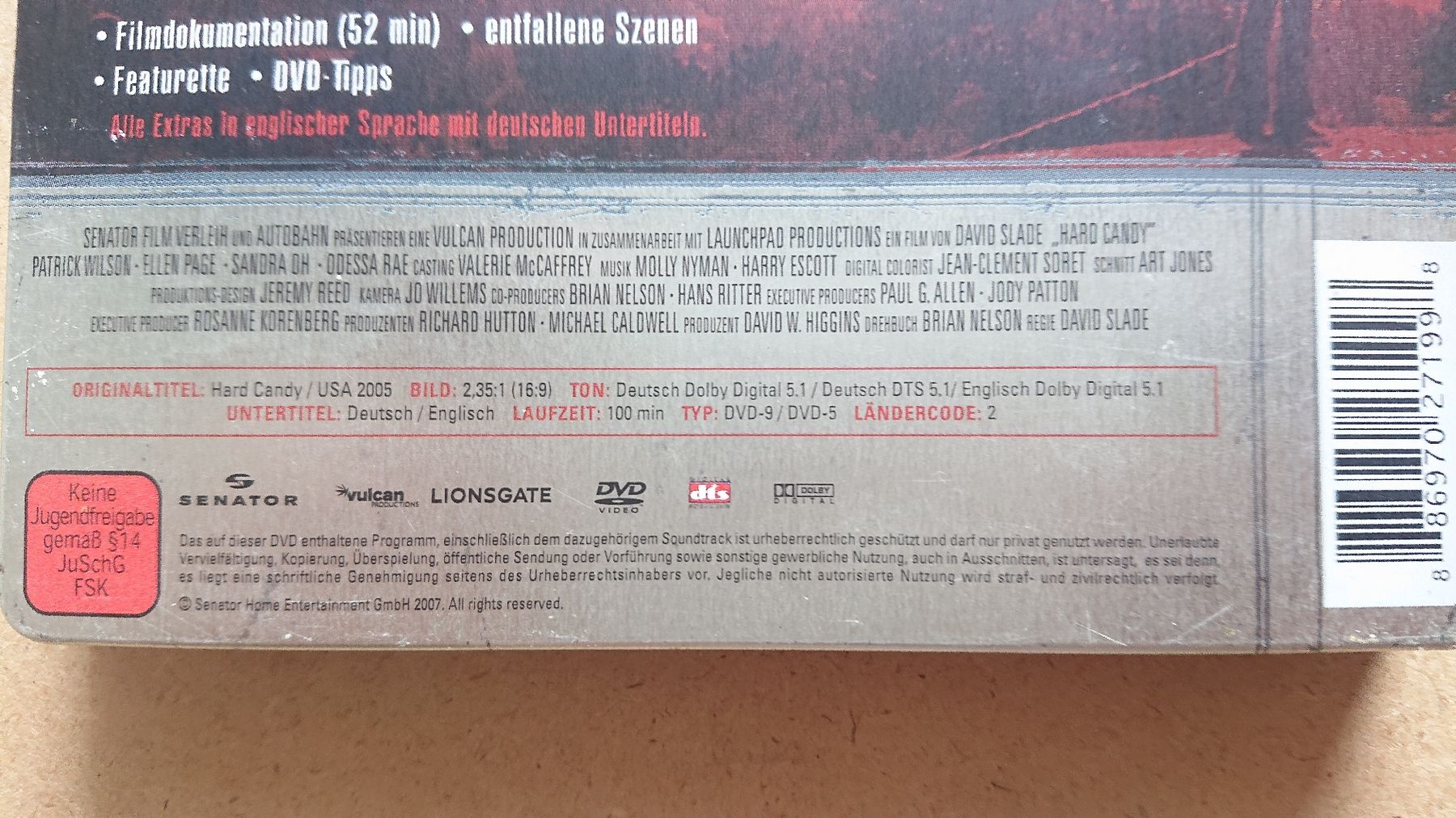 Alle DVDs: Hard Candy steelbook DVD  – Gebraucht aus Chur von FreakofRarity 2