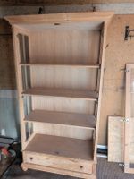 Vitrine Holz massiv mit Schublade guter Zustand