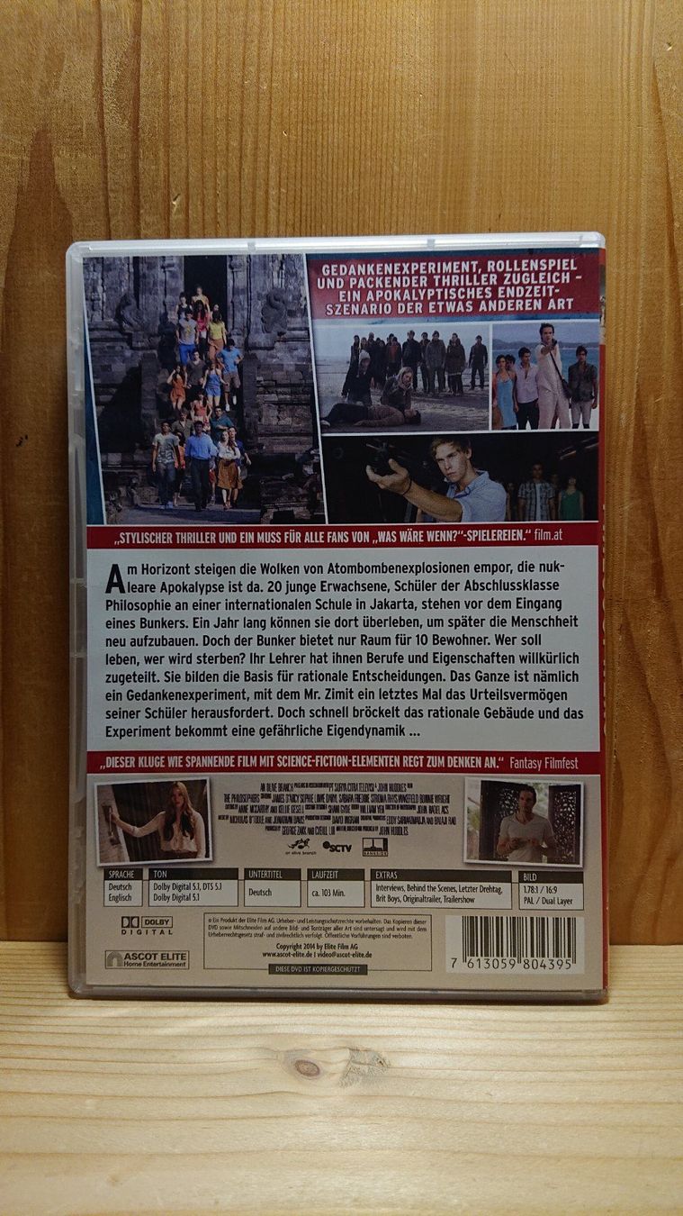Tutti i DVDs: THE PHILOSOPHERS Wer überlebt? auf DVD – Usato da Wilderswil venduto da Exebub 1