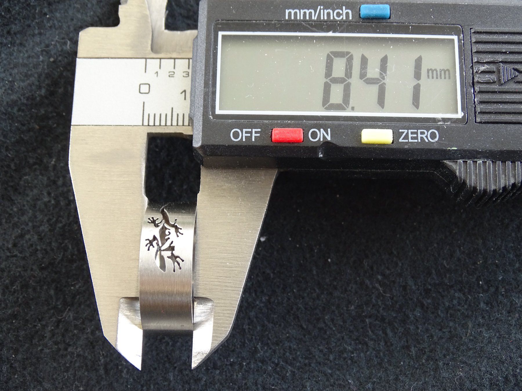 Ringe: Ring Edelstahl Echse / Gecko – Neu (gemäss Beschreibung) aus Obergerlafingen von STOGS 5