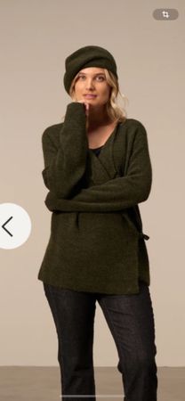 Nile Strickjacke gewickelt Gr. S