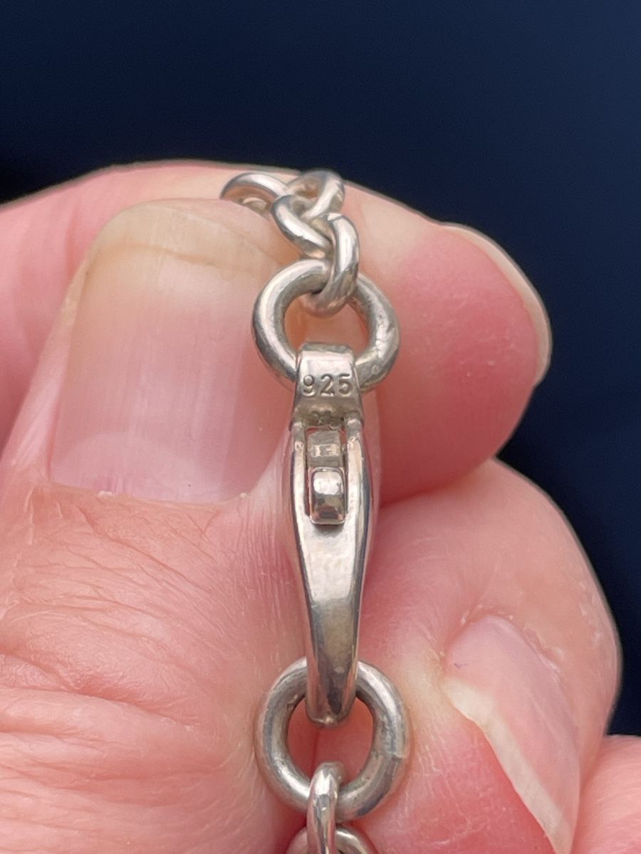 Onyx Catenine: Halskette Silber 925 mit Onyx – Nuovo (secondo la descrizione) da Nidau venduto da Beritundpan 2