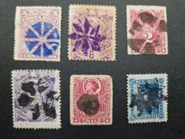 Briefmarken Südamerika (mit Sonderstempelung)