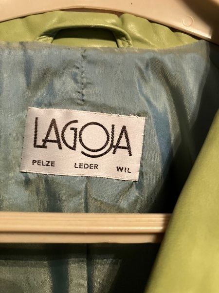 Giacche: Lammnappa-Lederjacke, grün, Grösse 40 – Nuovo (secondo la descrizione) da Märwil venduto da Yvonne034 1